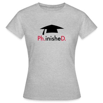 Promotion - T-shirt Femme - gris chiné - Devant - AI Model Female 172 dark (172cm)