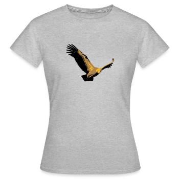 Vulture - Women's T-Shirt - heather grey - Front - AI Model Female 172 dark (172cm)