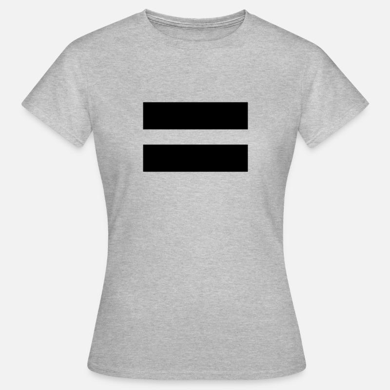 Equality - Women's T-Shirt - heather grey