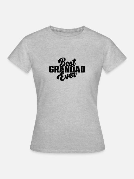Bester Opa Der Welt - Frauen T-Shirt - Grau meliert