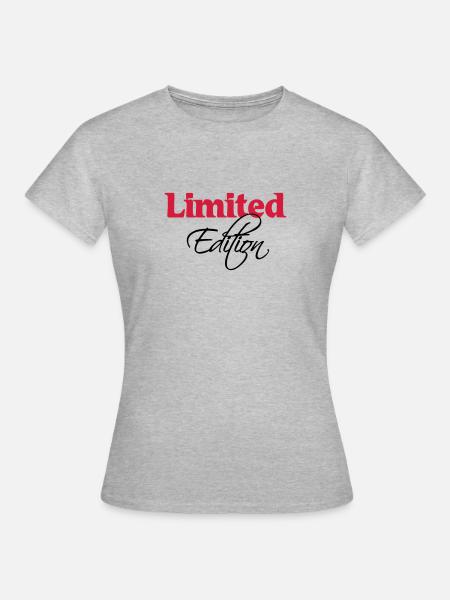 Limited Edition - Frauen T-Shirt - Grau meliert