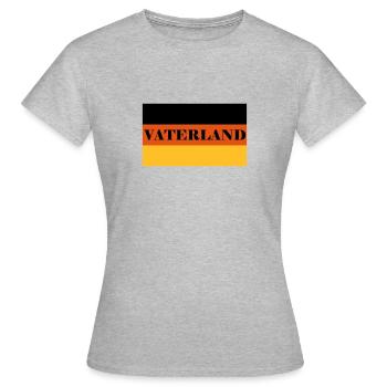 Patrie - T-shirt Femme - gris chiné - Devant - AI Model Female 172 dark (172cm)