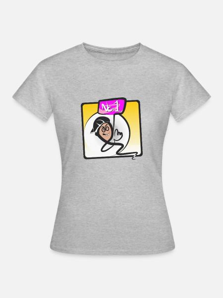 Sieger Nr:1 - Frauen T-Shirt - Grau meliert