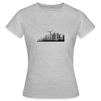 Fridays for future - Women's T-Shirt - heather grey - Front - AI Model Female 172 dark (172cm)