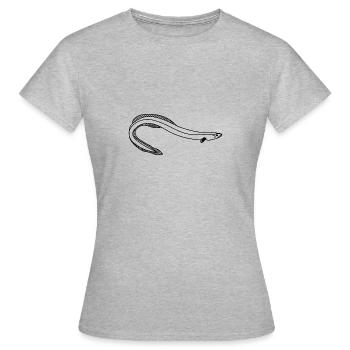 Aal - Frauen T-Shirt - Grau meliert - Vorne - AI Model Female 172 dark (172cm)