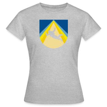 Skydive Parachuting Flugsport - Frauen T-Shirt - Grau meliert - Vorne - AI Model Female 172 dark (172cm)