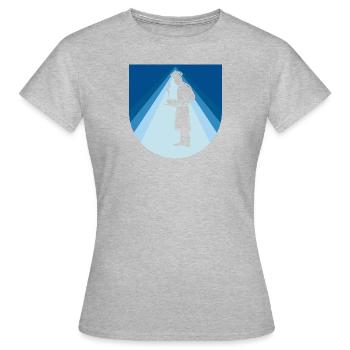 Cuisine Chef étoilé - T-shirt Femme - gris chiné - Devant - AI Model Female 172 dark (172cm)