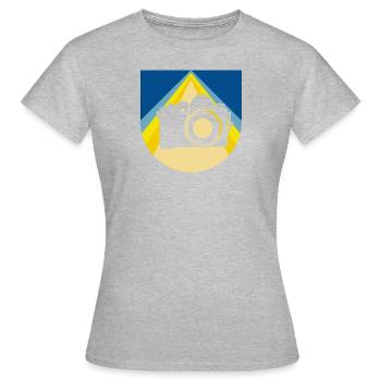 Photographe photographe - T-shirt Femme - gris chiné - Devant - AI Model Female 172 dark (172cm)