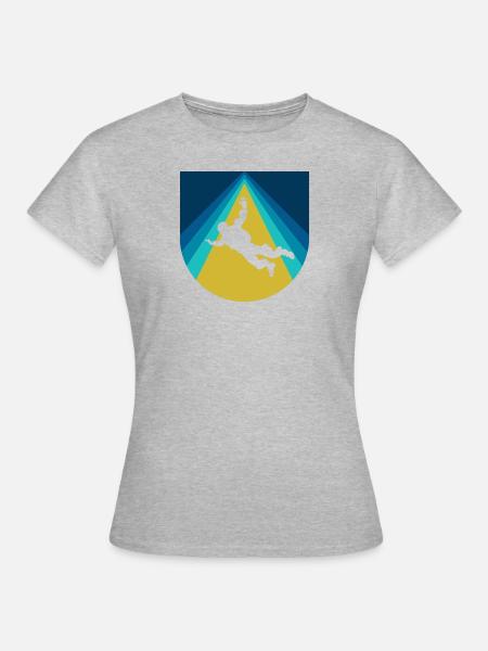 Skydive Adrenalin - Frauen T-Shirt - Grau meliert