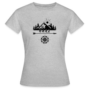 Resin - Women's T-Shirt - heather grey - Front - AI Model Female 172 dark (172cm)