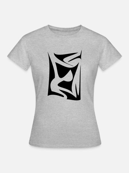 tribal - Frauen T-Shirt - Grau meliert