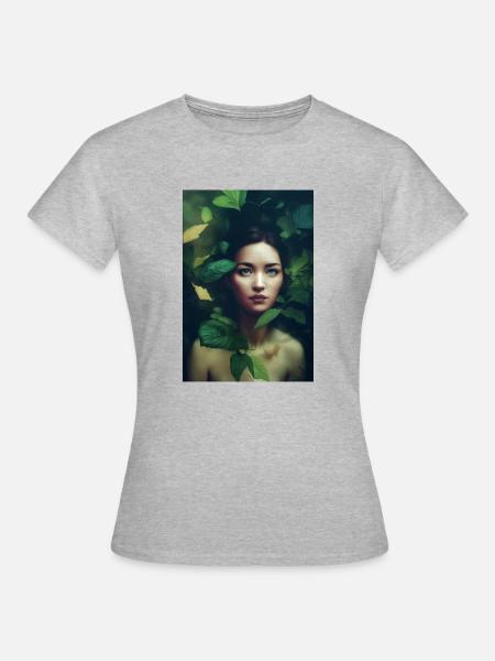 Mutter Natur - Frauen T-Shirt - Grau meliert