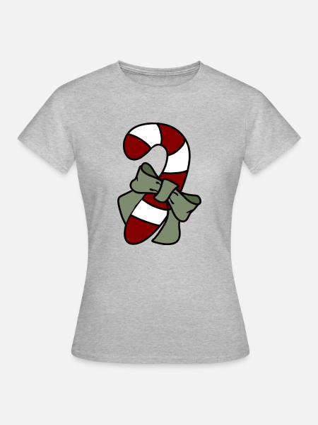 Zuckerstange - Frauen T-Shirt - Grau meliert