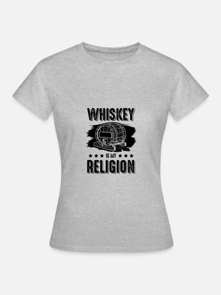 whiskey drink - Frauen T-Shirt - Grau meliert