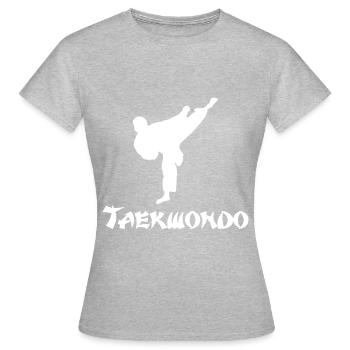 taek won do gift shirt - Women's T-Shirt - heather grey - Front - AI Model Female 172 dark (172cm)