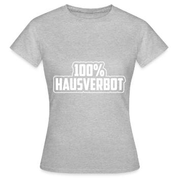 Bouncer Ban Bar Bar Club Disco Cadeau - T-shirt Femme - gris chiné - Devant - AI Model Female 172 dark (172cm)