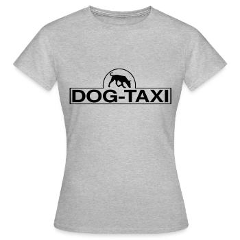 Hund Hunde Hündchen Sticker - Frauen T-Shirt - Grau meliert - Vorne - AI Model Female 172 dark (172cm)