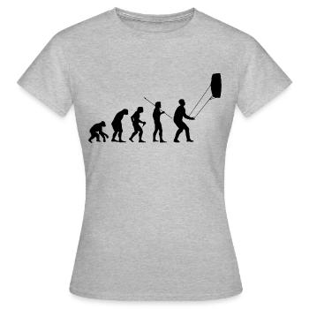 Kite - Women's T-Shirt - heather grey - Front - AI Model Female 172 dark (172cm)