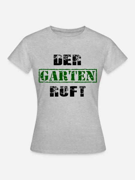 Garten - Frauen T-Shirt - Grau meliert