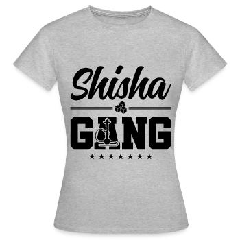 Fumeurs de shisha - T-shirt Femme - gris chiné - Devant - AI Model Female 172 dark (172cm)