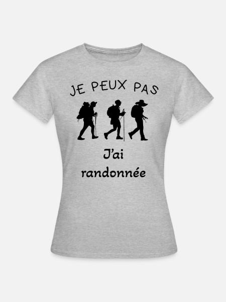 Hiker Gift - Women's T-Shirt - heather grey