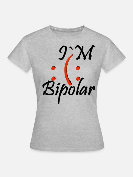 bipolaire - T-shirt Femme - gris chiné