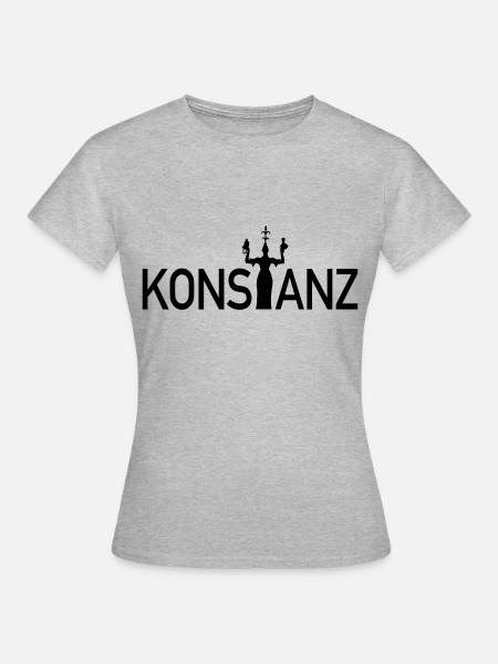 Konstanz - Frauen T-Shirt - Grau meliert