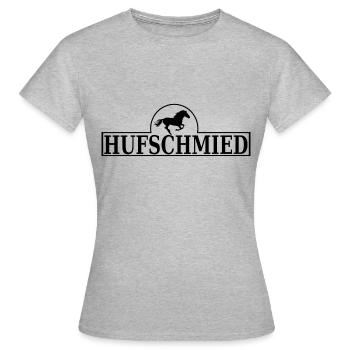 Hufschmied - Frauen T-Shirt - Grau meliert - Vorne - AI Model Female 172 dark (172cm)