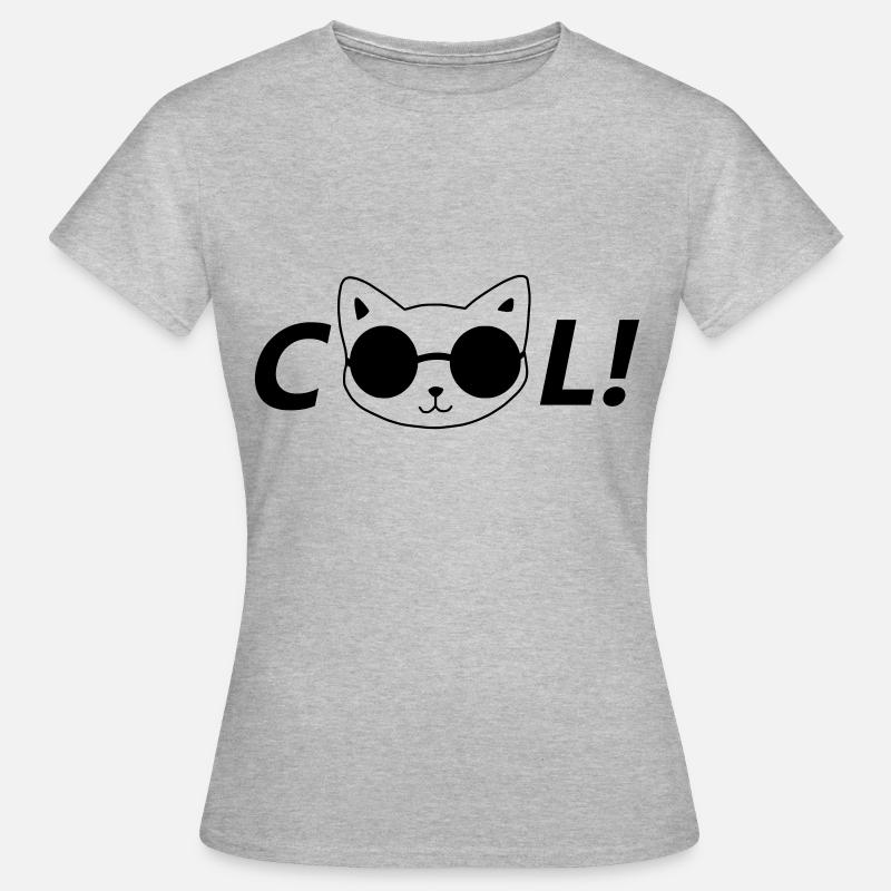 Cool cat - Women's T-Shirt - heather grey