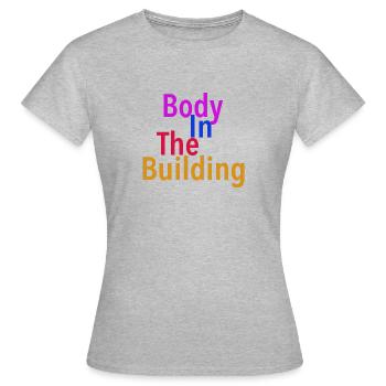 Body - Women's T-Shirt - heather grey - Front - AI Model Female 172 dark (172cm)