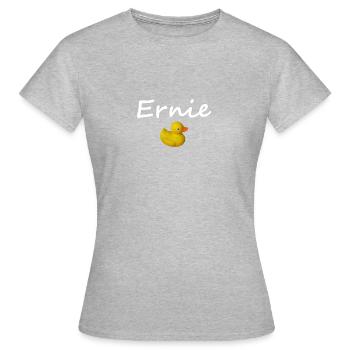 Ernie und Bert - Frauen T-Shirt - Grau meliert - Vorne - AI Model Female 172 dark (172cm)