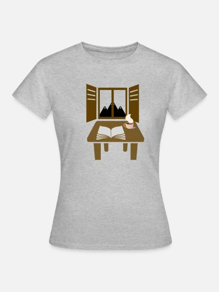 Stillleben - Frauen T-Shirt - Grau meliert