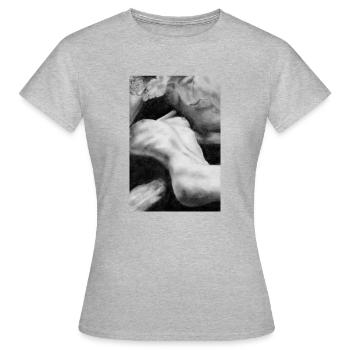 Lovers - Women's T-Shirt - heather grey - Front - AI Model Female 172 dark (172cm)