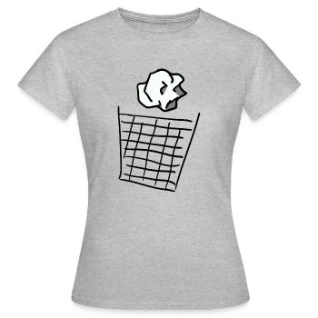 Trash - T-shirt Femme - gris chiné - Devant - AI Model Female 172 dark (172cm)