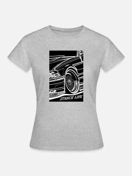 Auto's leven - Vrouwen T-shirt - grijs gemêleerd