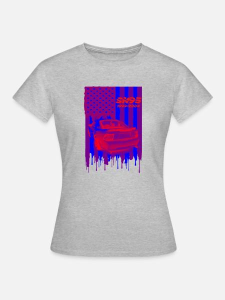 US Car SN95 - Frauen T-Shirt - Grau meliert