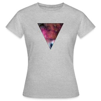 Galaxy - Women's T-Shirt - heather grey - Front - AI Model Female 172 dark (172cm)