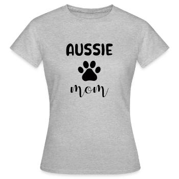 Aussie Mom - Frauen T-Shirt - Grau meliert - Vorne - AI Model Female 172 dark (172cm)