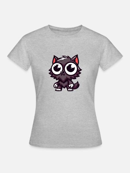 Baby-Werwolf - Frauen T-Shirt - Grau meliert