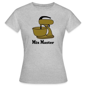 Mix Master - T-shirt Femme - gris chiné - Devant - AI Model Female 172 dark (172cm)