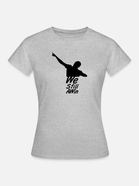 We Still A Win - Frauen T-Shirt - Grau meliert