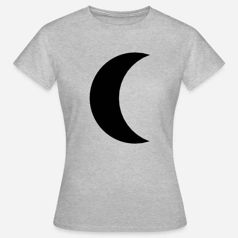 moon - Women's T-Shirt - heather grey