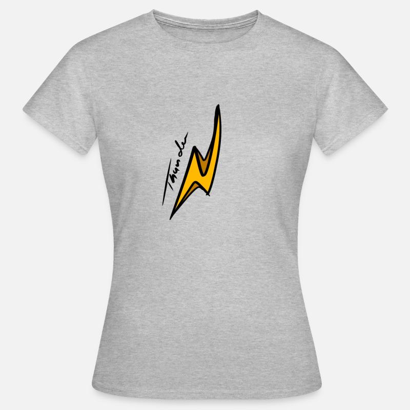 Thunder - Lightning - Women's T-Shirt - heather grey