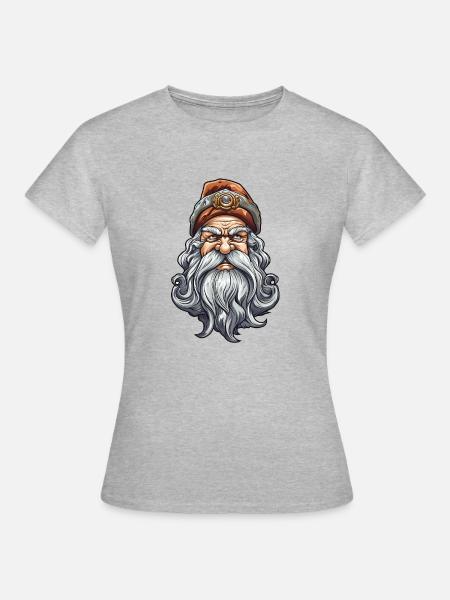 Zwerg - Frauen T-Shirt - Grau meliert
