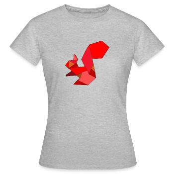 Écureuil - écureuil - T-shirt Femme - gris chiné - Devant - AI Model Female 172 dark (172cm)