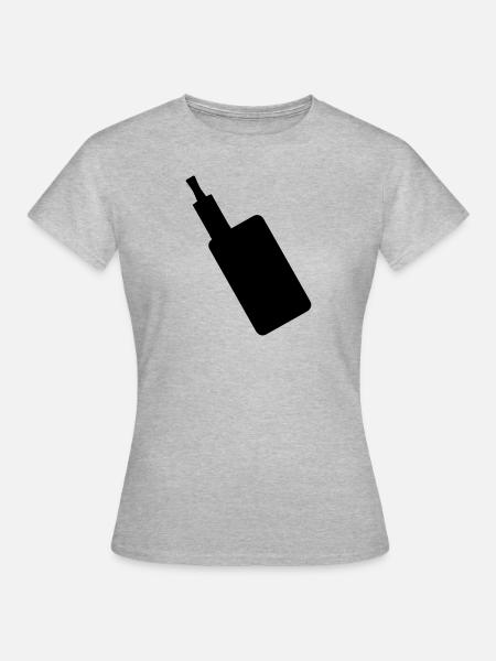 Vape / E-Zigarette - Frauen T-Shirt - Grau meliert