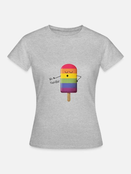 No vanilla ice cream - Women's T-Shirt - heather grey
