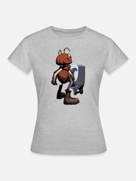 Pissamigo - Frauen T-Shirt - Grau meliert