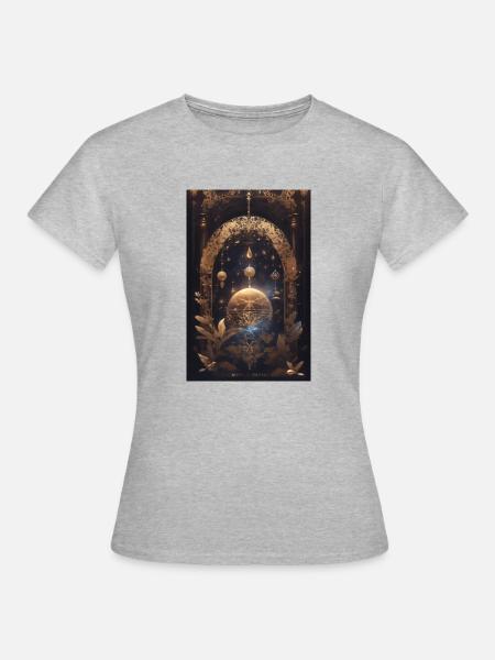 Zeitmaschine - Frauen T-Shirt - Grau meliert