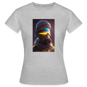 sniper - Women's T-Shirt - heather grey - Front - AI Model Female 172 dark (172cm)